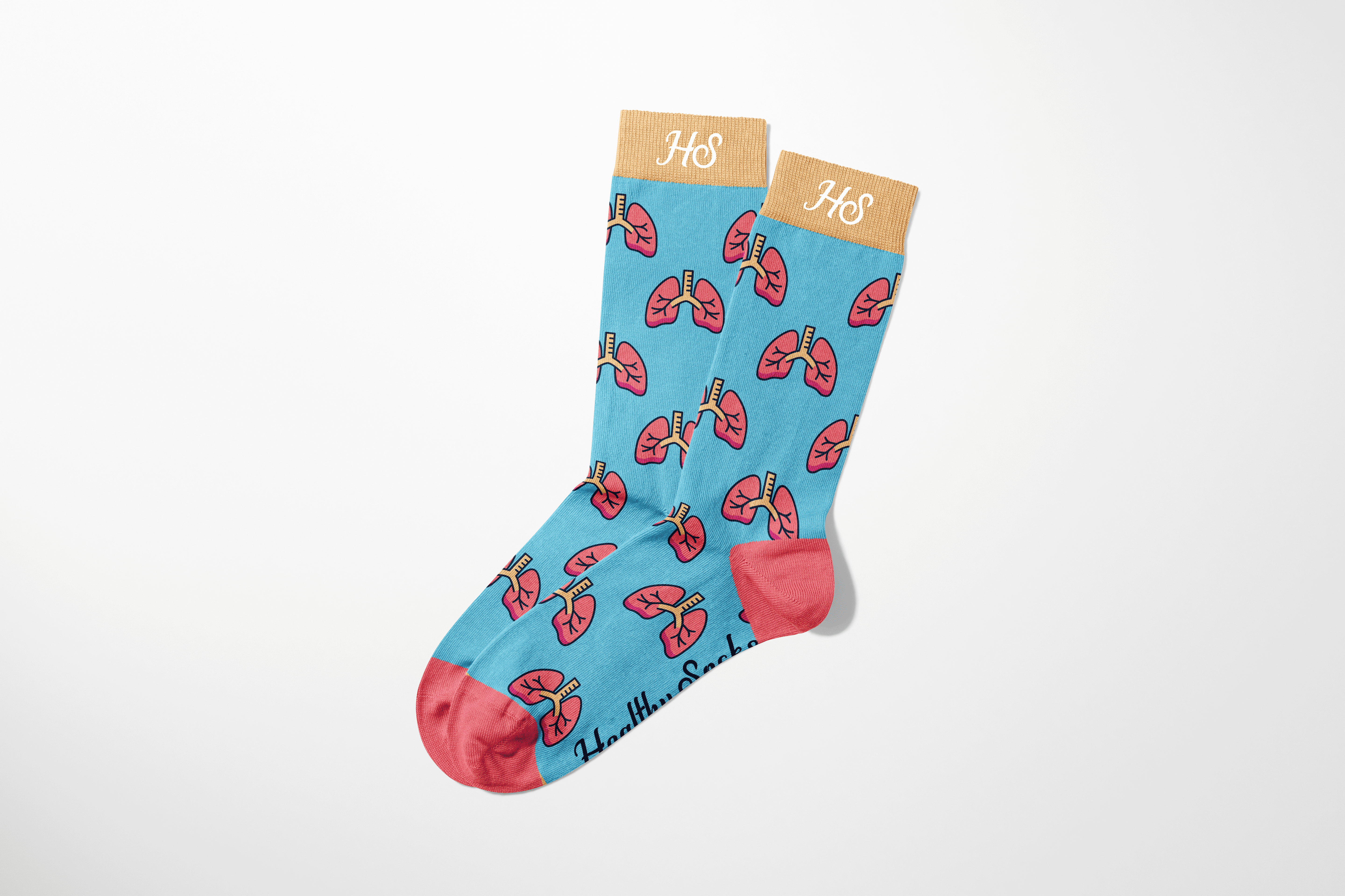 Lungen-Socken