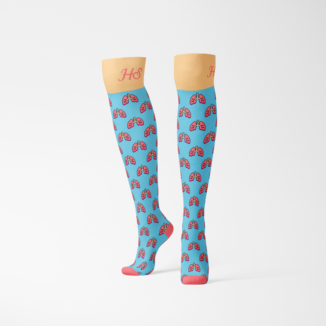 Kompressions-Lungen-Socken