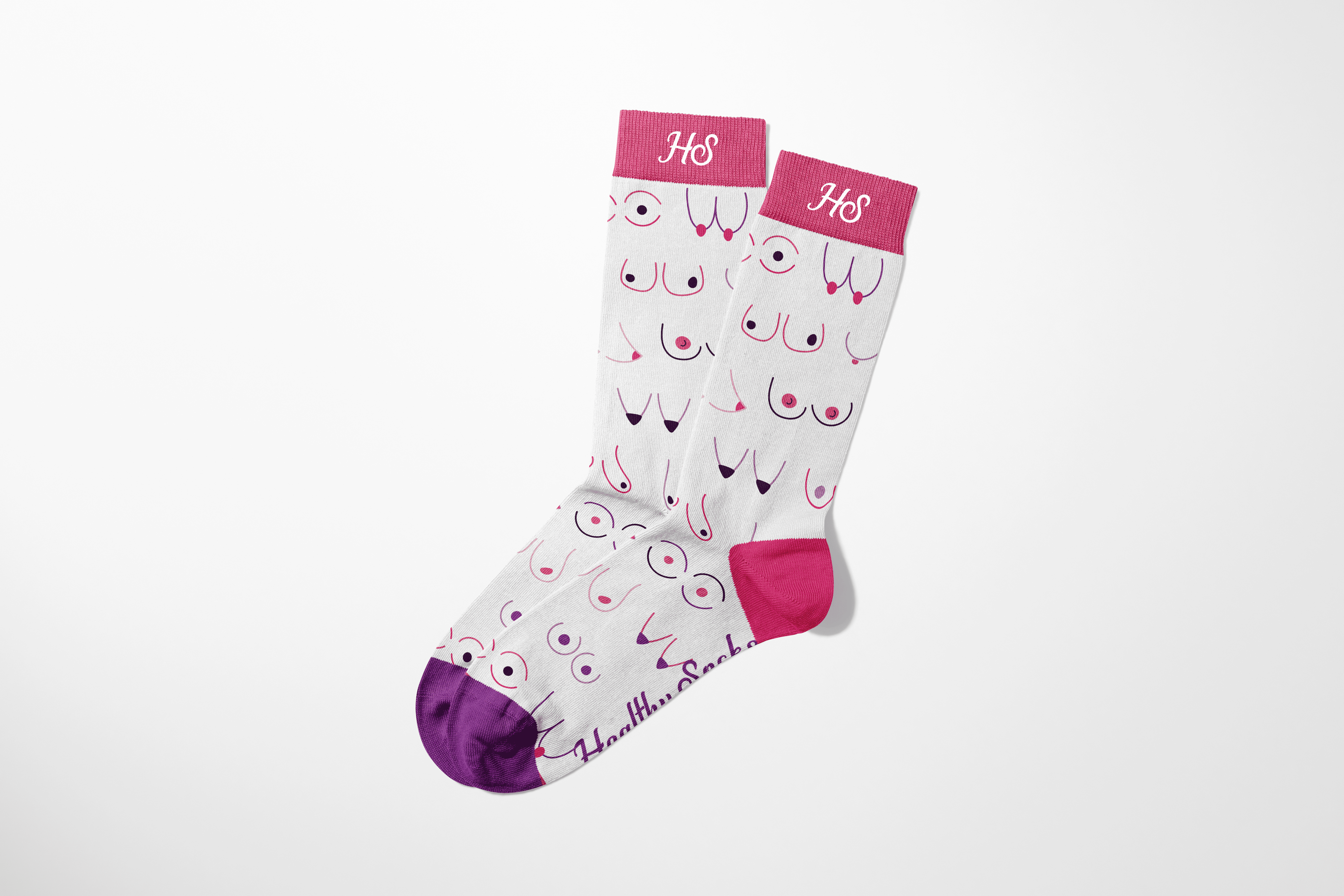 Breast Awareness Socks