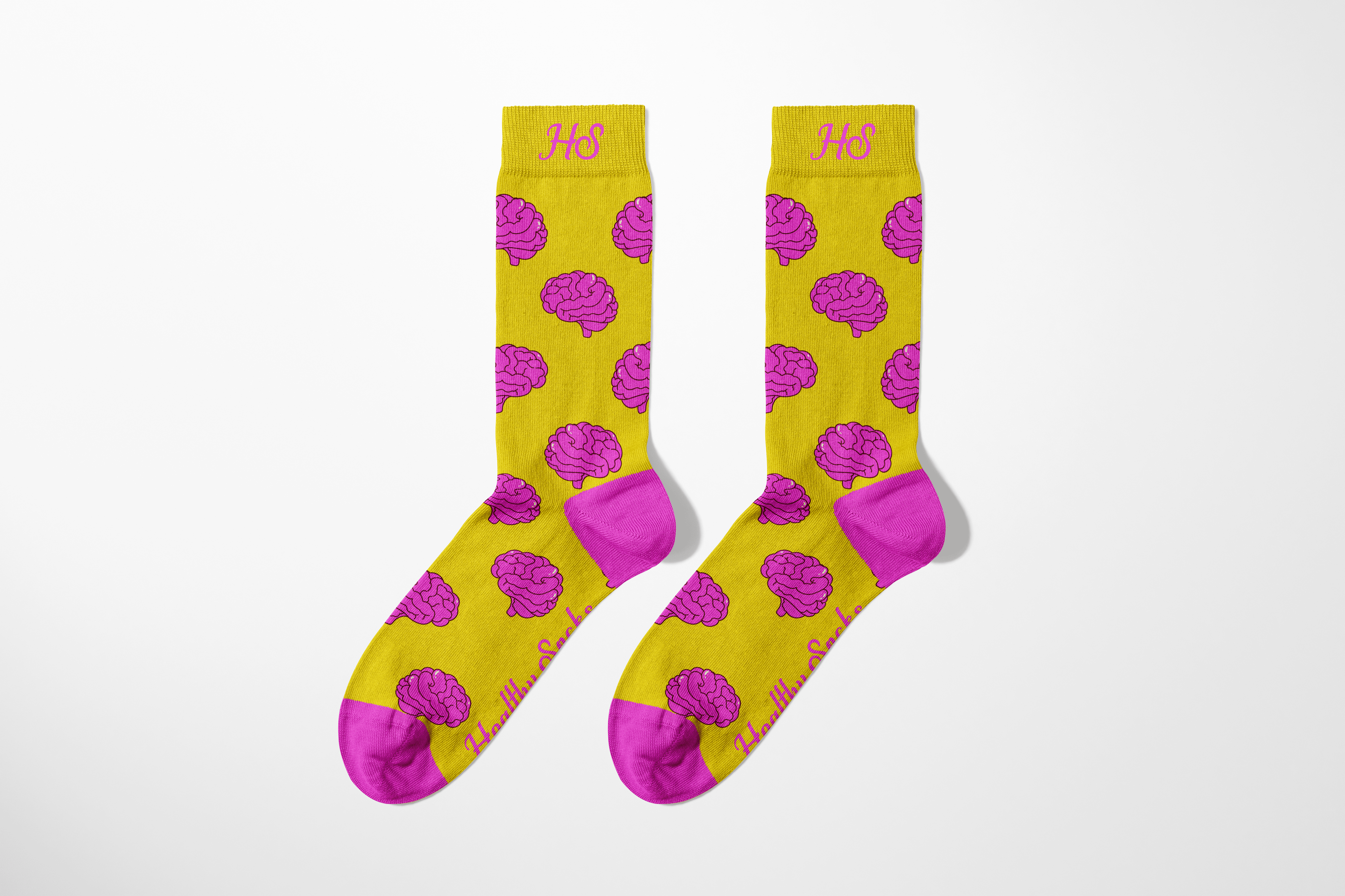 Brain Socks – Yellow Edition