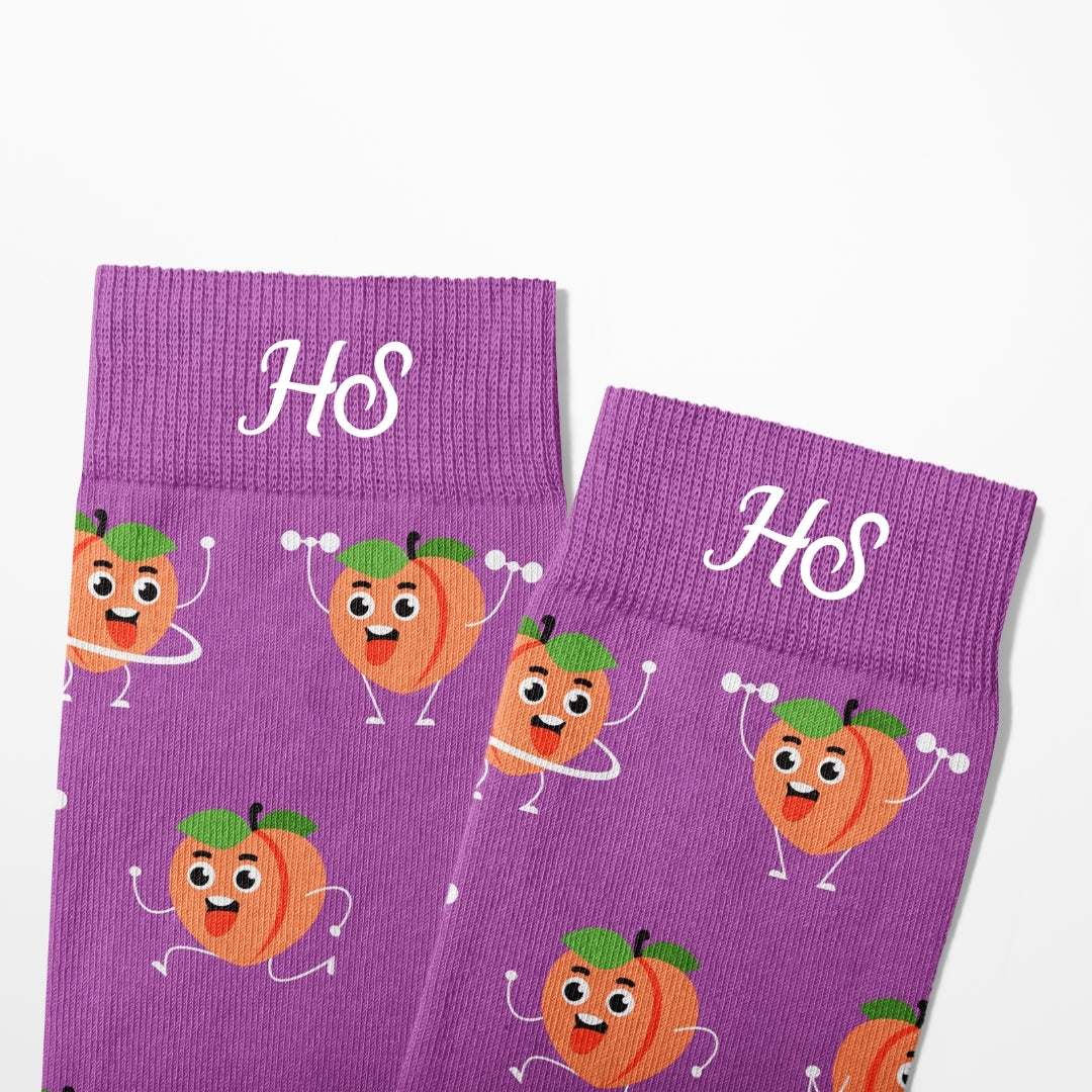 Healthy-Life-Socken – Pfirsich